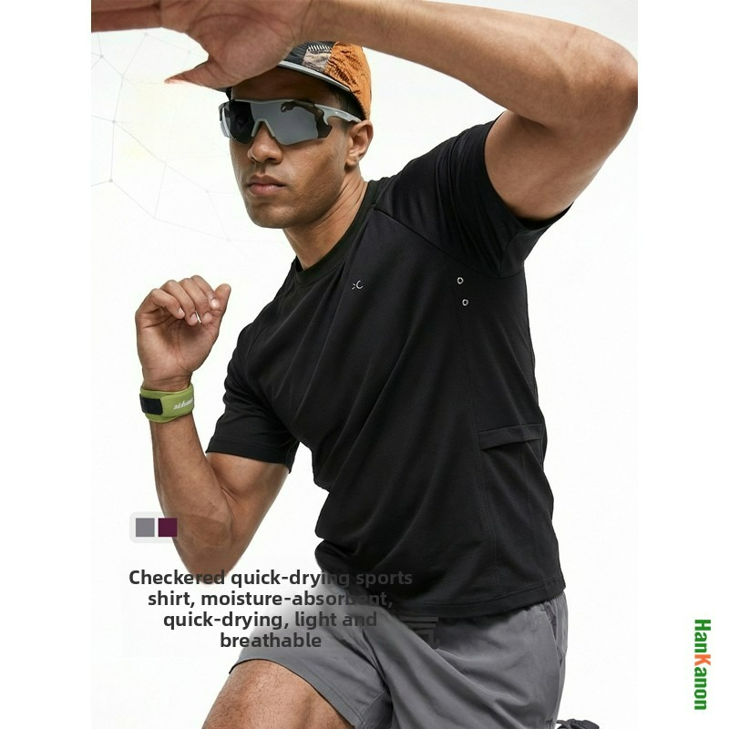 Aquatic Sports Performance - T-shirt de sport respirant pour homme,