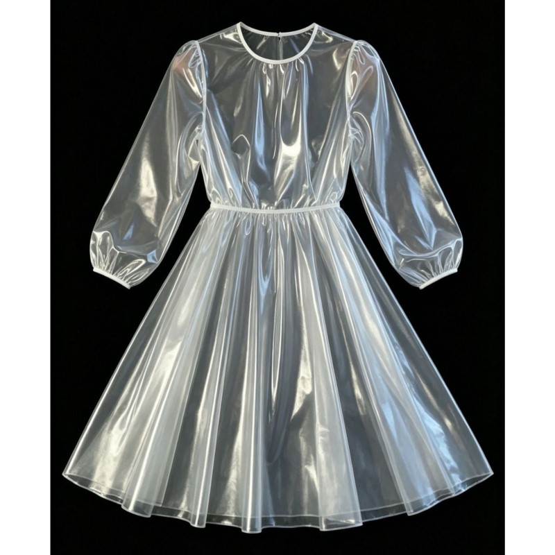 Aqua Sports Club - Robe transparente en PVC pour hommes
